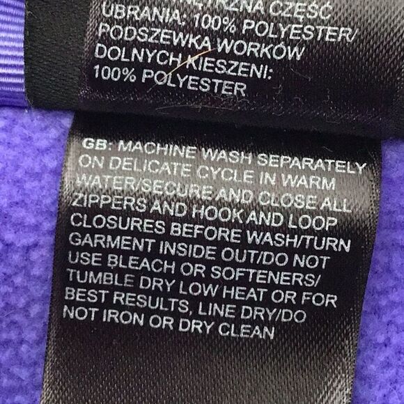 The North Face Periwinkle Blue Full Zip Micro Fleece Lightweight Jacket - Picture 11 of 11